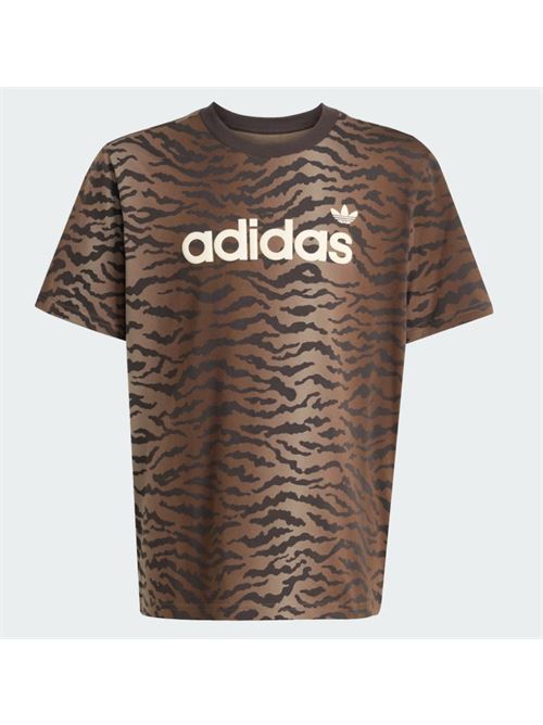loose tee aop ADIDAS ORIGINAL | KD3212NBROWN